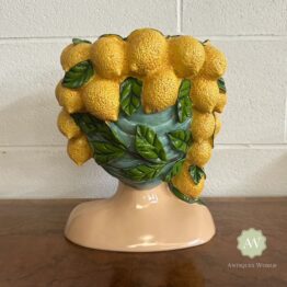 Lady Lemon Bust Vase Lifestyle