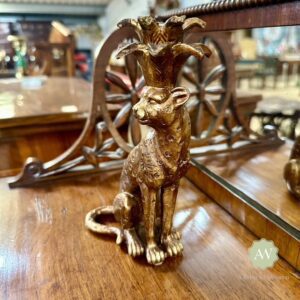 Sitting Leopard Candle Holder Lifestyle