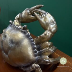 Antiqued Gold Thirsty Crab Wine Bottle Holder Lifestyle 4
