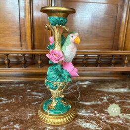 Ornate Parrot Candle Holders Lifestyle