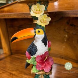 Ornate Toucan Candle Holders Lifestyle
