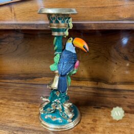 Ornate Toucan Candle Holders Lifestyle